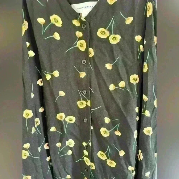PopSugar Poppy Floral button down dress size M - Picture 4 of 10